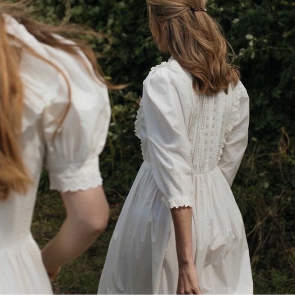 Doen Darby Dress Size S - Powder White - Picture 4 of 8